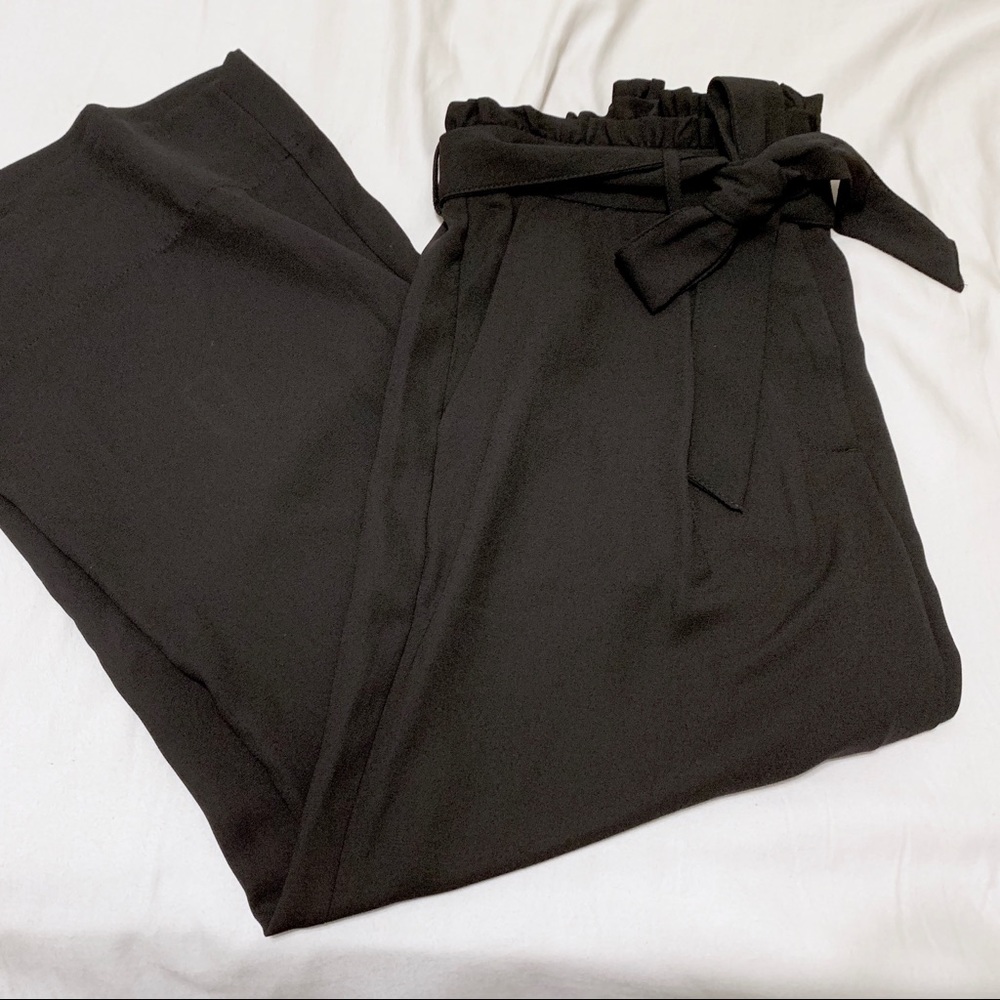 Black flowy pants